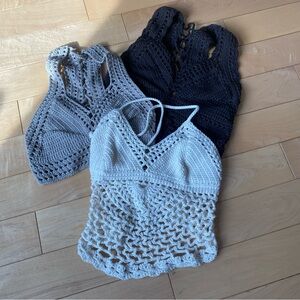 Moons Eye Designs : Crochet Tops - Set of three!